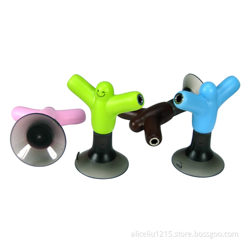 earphone splitter,mobile sucker headphone splitter